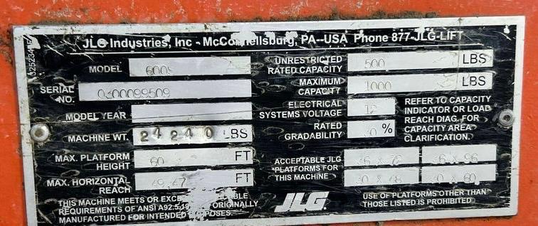 Sold - Telescopic Boom Lift - View 6